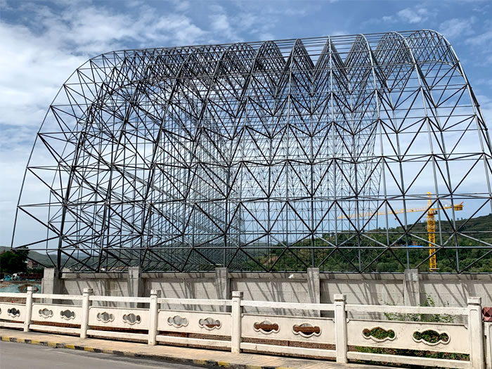 抚顺山寨矿储煤棚网架